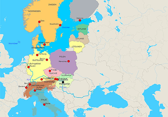 Turbulente geschiedenis van Midden-Europa
